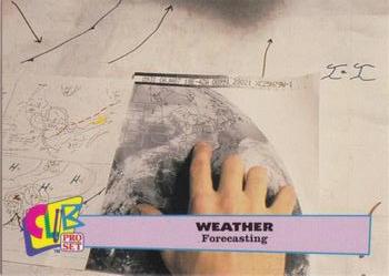 1992 Club Pro Set Weather #8 Forecasting Front