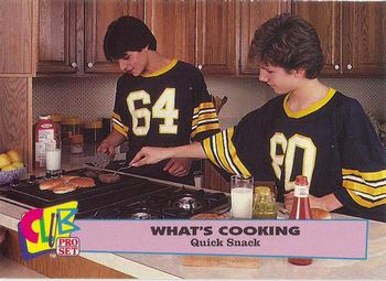 1992 Club Pro Set What's Cooking #1 Quick Snack Front
