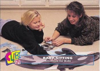 1993 Club Pro Set Babysitting #11 Activities for Kids Front