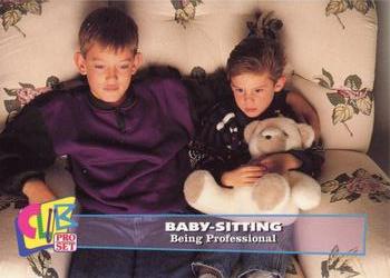1993 Club Pro Set Babysitting - Gold #3 Being Professional Front
