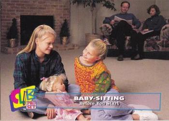 1993 Club Pro Set Babysitting - Silver #1 Before You Start Front