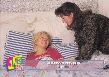 1993 Club Pro Set Babysitting - Silver #15 Bedtime Front