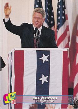 1993 Club Pro Set Bill Clinton #9 The Economy Front