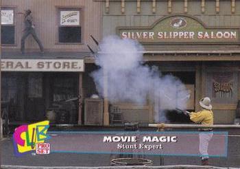 1993 Club Pro Set Movie Magic - Gold #11 Stunt Expert Front