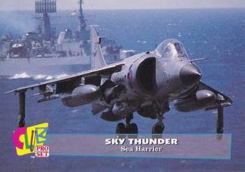 1993 Club Pro Set Sky Thunder #5 Sea Harrier Front