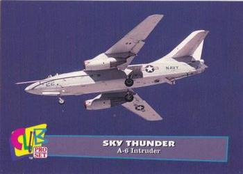 1993 Club Pro Set Sky Thunder #6 A-6 Intruder Front