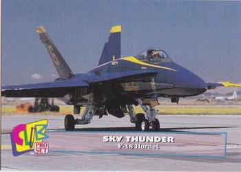 1993 Club Pro Set Sky Thunder #9 F-18 Hornet Front
