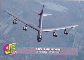 1993 Club Pro Set Sky Thunder - Gold #3 B-52 Stratofortress Front