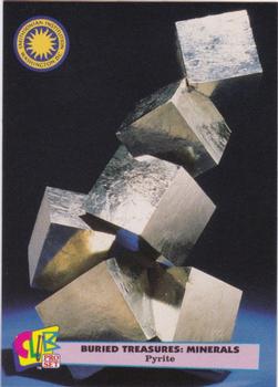 1992 Smithsonian Institute Buried Treasures: Minerals #1 Pyrite Front