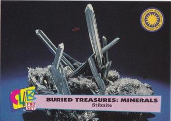1992 Smithsonian Institute Buried Treasures: Minerals #3 Stibnite Front