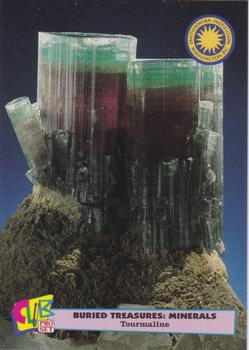 1992 Smithsonian Institute Buried Treasures: Minerals #4 Tourmaline Front
