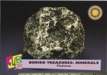 1992 Smithsonian Institute Buried Treasures: Minerals #5 Platinum Front
