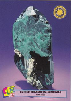 1992 Smithsonian Institute Buried Treasures: Minerals #7 Azurite Front