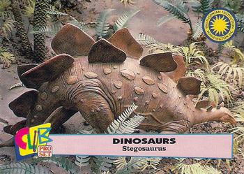 1992 Smithsonian Institute Dinosaurs - Gold #2 Stegosaurus Front