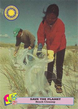 1992 Smithsonian Institute Save the Planet #6 Beach Cleanup Front