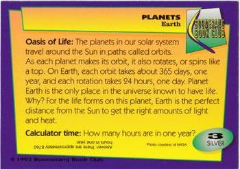 1993 Boomerang Book Club Planets #3 Earth Back