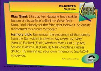 1993 Boomerang Book Club Planets #8 Neptune Back