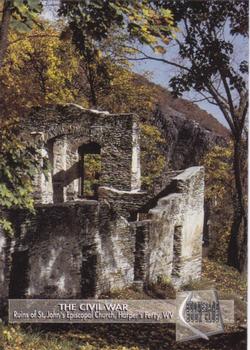 1993 Boomerang Book Club The Civil War #3 Ruins of St. John's Episcopal Church, Harpers Ferry, WV Front
