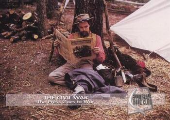 1993 Boomerang Book Club The Civil War - Gold #10 The Press Goes to War Front