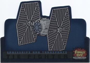 2008 Inkworks Family Guy Presents Episode IV: A New Hope - Spaceships and Transports Die Cut #ST-2 TIE Fighter Front