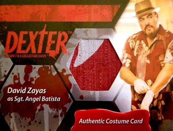 2016 Breygent Dexter Season 7 & 8 - Costume #C14 David Zayas as Sgt. Angel Batista Front