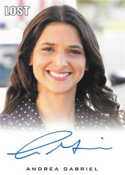 2010 Rittenhouse Lost Archives - Autographs #NNO Andrea Gabriel Front