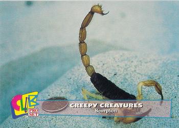 1992 Club Pro Set Creepy Creatures - Gold #11 Scorpion Front
