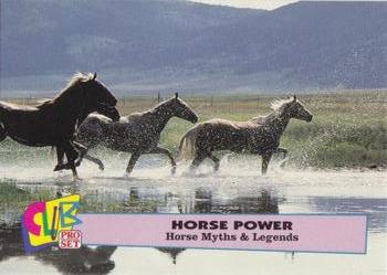 1992 Club Pro Set Horse Power - Gold #17 Horse Myths & Legends Front