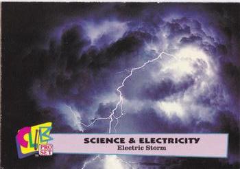 1992 Club Pro Set Science and Electricity #1 Electric Storm Front