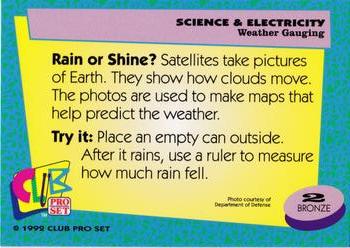 1992 Club Pro Set Science and Electricity #2 Weather Gauging Back