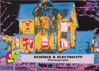 1992 Club Pro Set Science and Electricity #4 Thermography Front