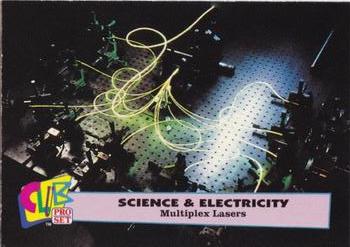 1992 Club Pro Set Science and Electricity #6 Multiplex Lasers Front