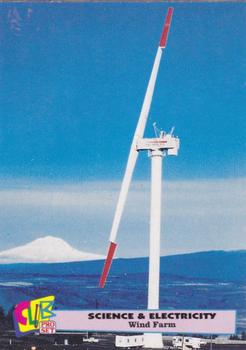 1992 Club Pro Set Science and Electricity #12 Wind Farm Front