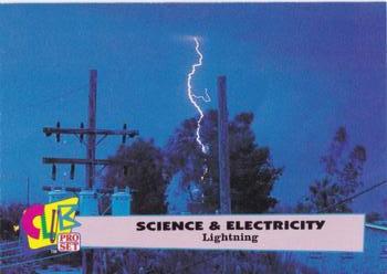 1992 Club Pro Set Science and Electricity #14 Lightning Front