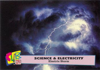 1992 Club Pro Set Science and Electricity - Gold #1 Electric Storm Front