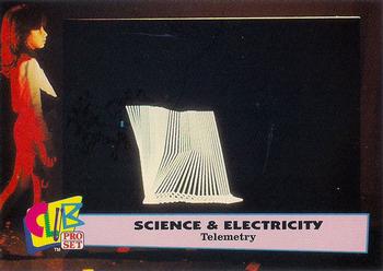 1992 Club Pro Set Science and Electricity - Gold #9 Telemetry Front