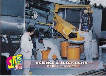 1992 Club Pro Set Science and Electricity - Silver #27 Waste Management Front