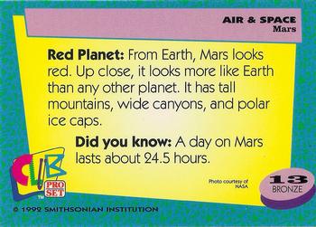 1992 Smithsonian Institute Air & Space #13 Mars Back