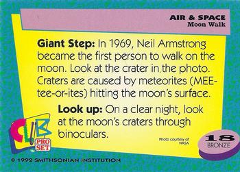 1992 Smithsonian Institute Air & Space #18 Moon Walk Back