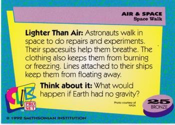 1992 Smithsonian Institute Air & Space #25 Space Walk Back