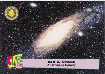 1992 Smithsonian Institute Air & Space - Gold #12 Andromeda Galaxy Front