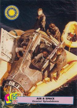 1992 Smithsonian Institute Air & Space - Gold #22 Gemini Splashdown Front