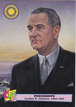 1992 Smithsonian Institute Presidents #35 Lyndon B. Johnson Front