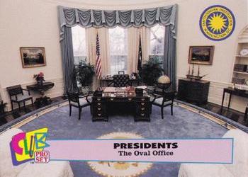 1992 Smithsonian Institute Presidents #42 The Oval Office Front
