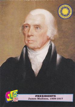 1992 Smithsonian Institute Presidents #4 James Madison Front