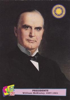 1992 Smithsonian Institute Presidents #24 William McKinley Front