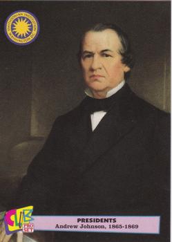 1992 Smithsonian Institute Presidents - Gold #17 Andrew Johnson Front