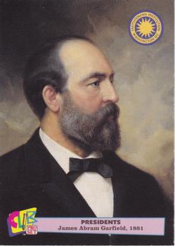 1992 Smithsonian Institute Presidents - Gold #20 James A. Garfield Front