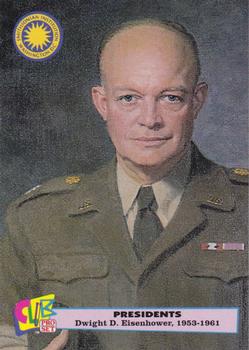 1992 Smithsonian Institute Presidents - Gold #33 Dwight D. Eisenhower Front
