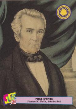 1992 Smithsonian Institute Presidents - Silver #11 James K. Polk Front